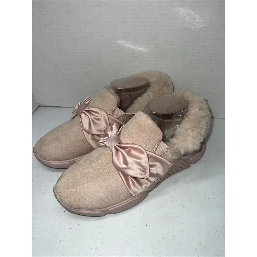 Mark Nason Los Angeles Women's Slip On Shoes Bow Sneaker Shoe Pink Size 8